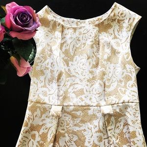 Emma & Michele Cream Dress